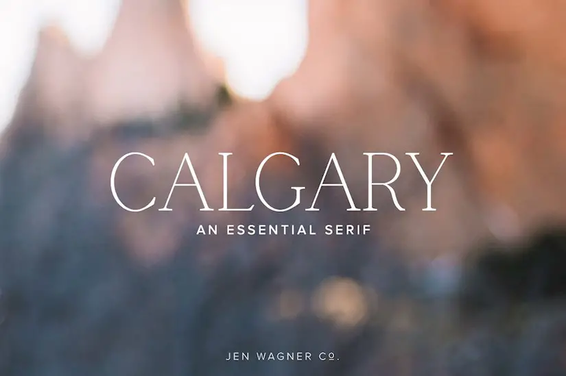 calgary an essential serif