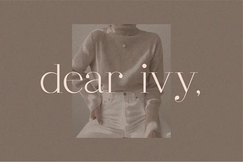 dear ivy fashion modern serif