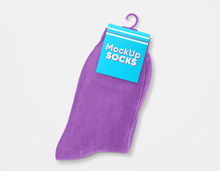 free socks mockup set