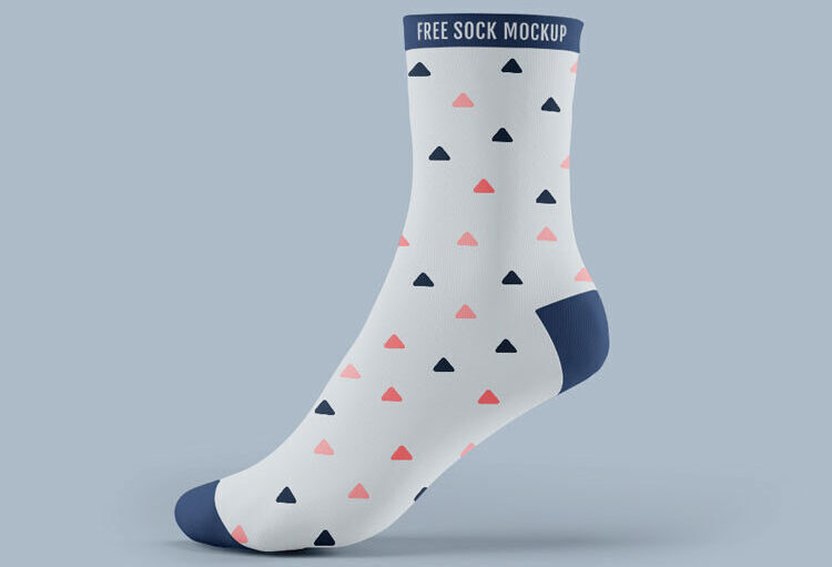 free socks mockup