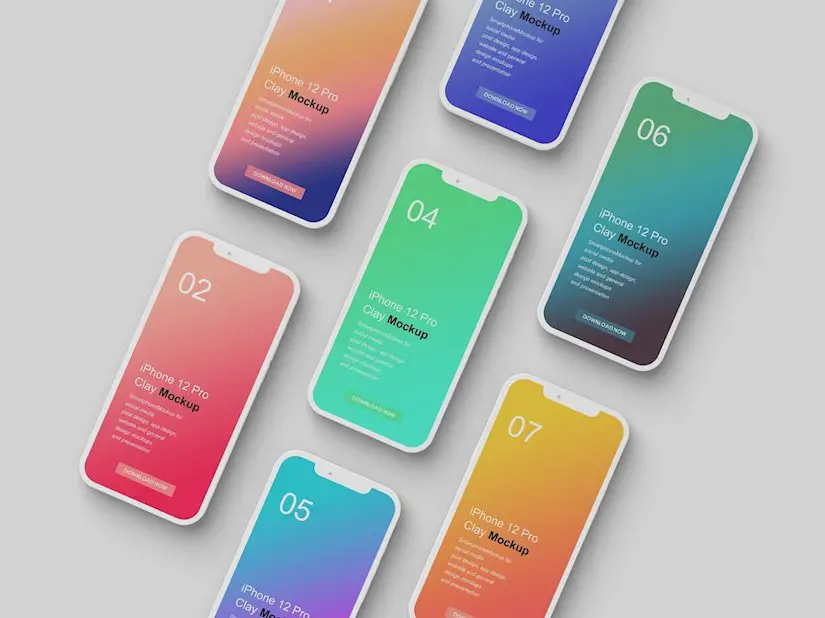 Download 24 Best Iphone 12 Mockups Free And Premium Onedesblog