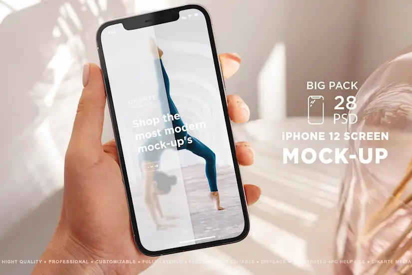 Download 24 Best Iphone 12 Mockups Free And Premium Onedesblog