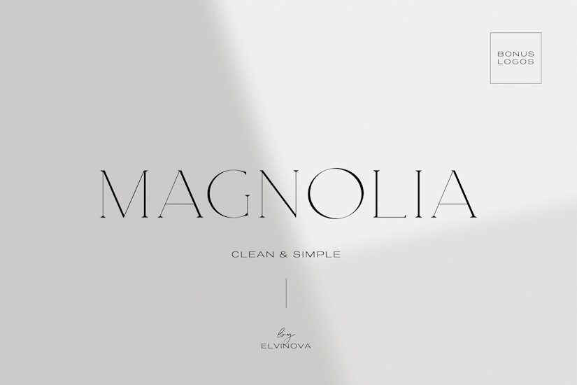 magnolia modern serif font
