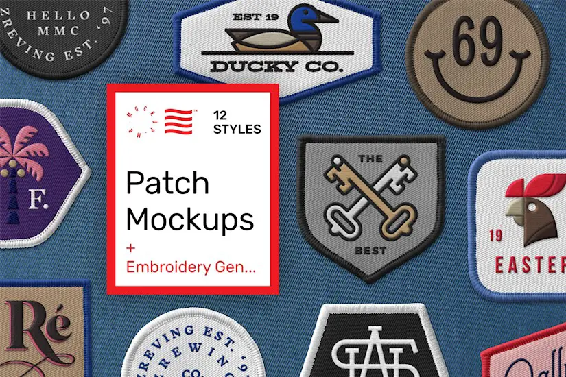 patch mockups embroidery generator
