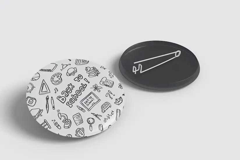 pin badge mockup vol