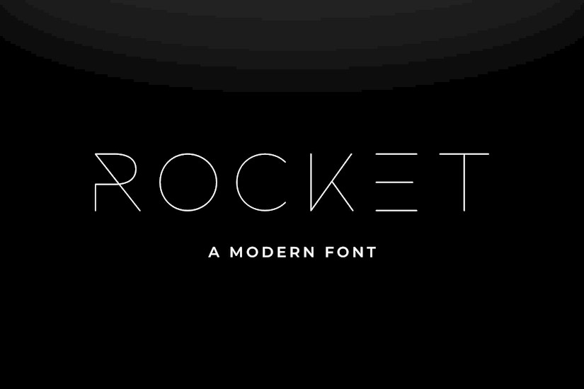 rocket font