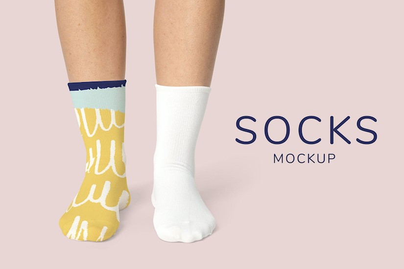 Download 23 Nice Socks Mockups Both Free Premium Onedesblog