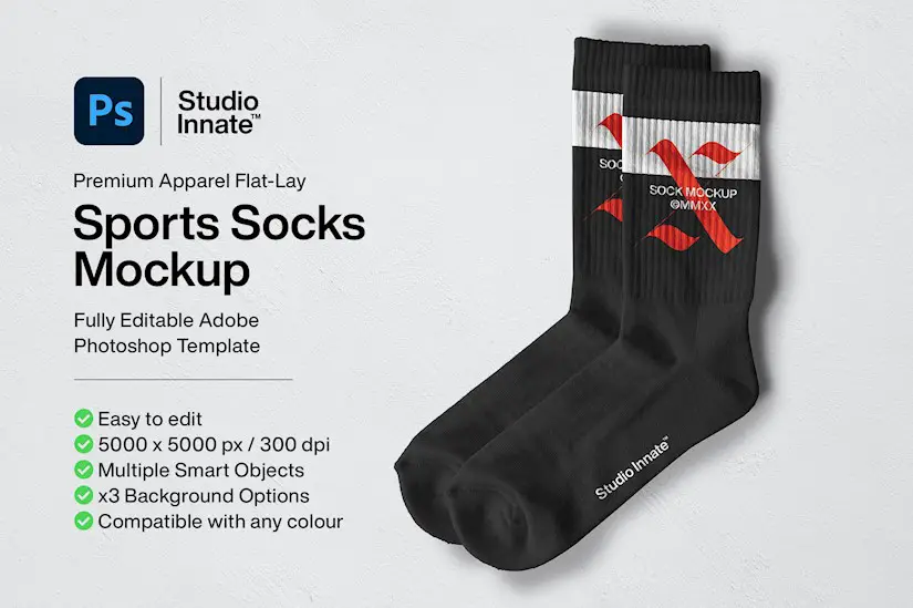 Download 23 Nice Socks Mockups Both Free Premium Onedesblog