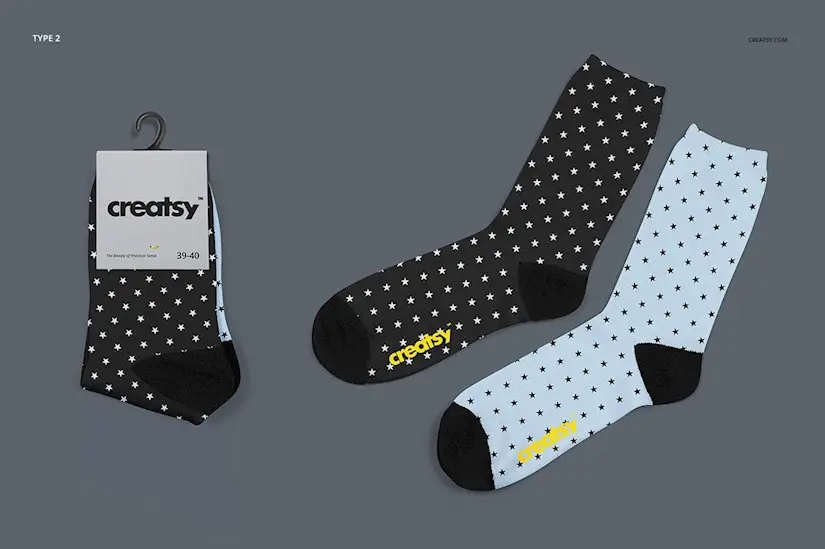 23 Nice Socks Mockups Both Free Premium Onedesblog