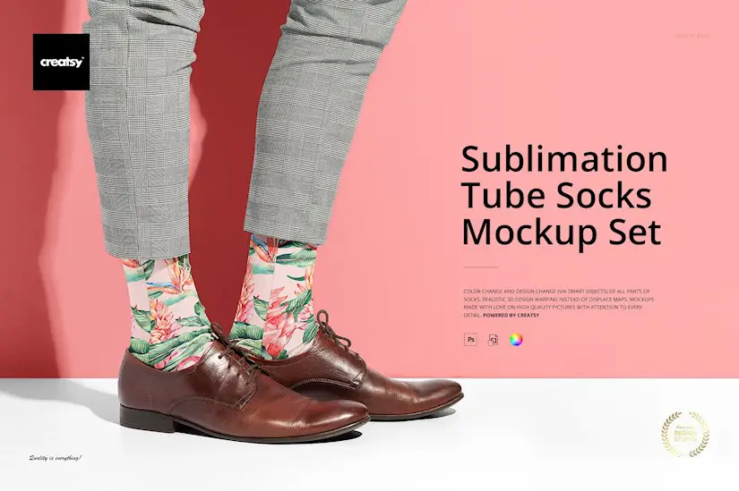 12 Socks Mockup Free Models