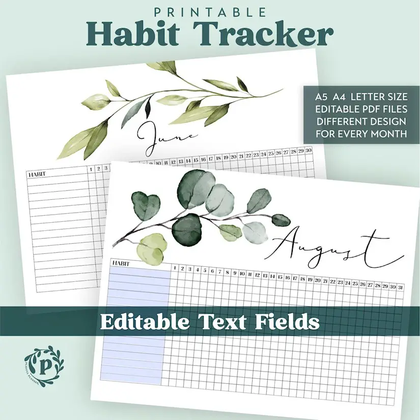 botanical habit tracker