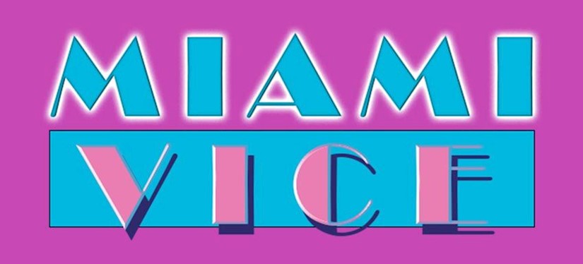 miami vice logo brodway font