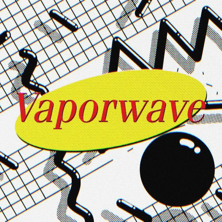 vaporwave seinfeld logo