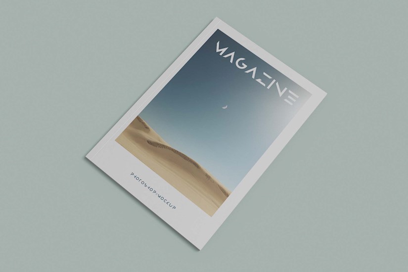 2 free minimalist magazine mockups psd