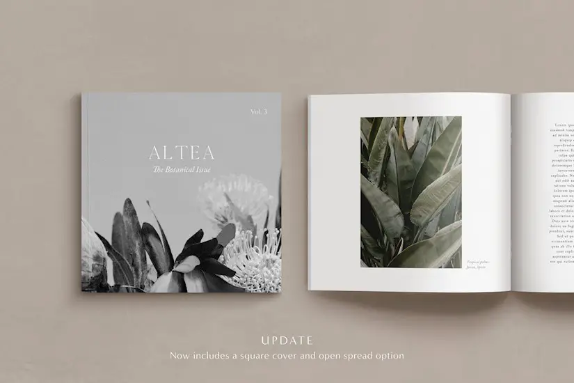 altea magazine mockup scene creator