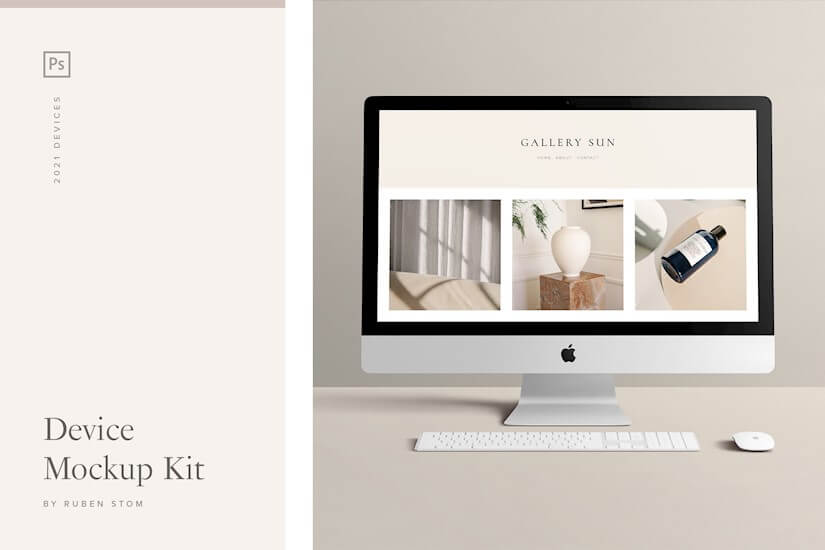 device mockup kit imac