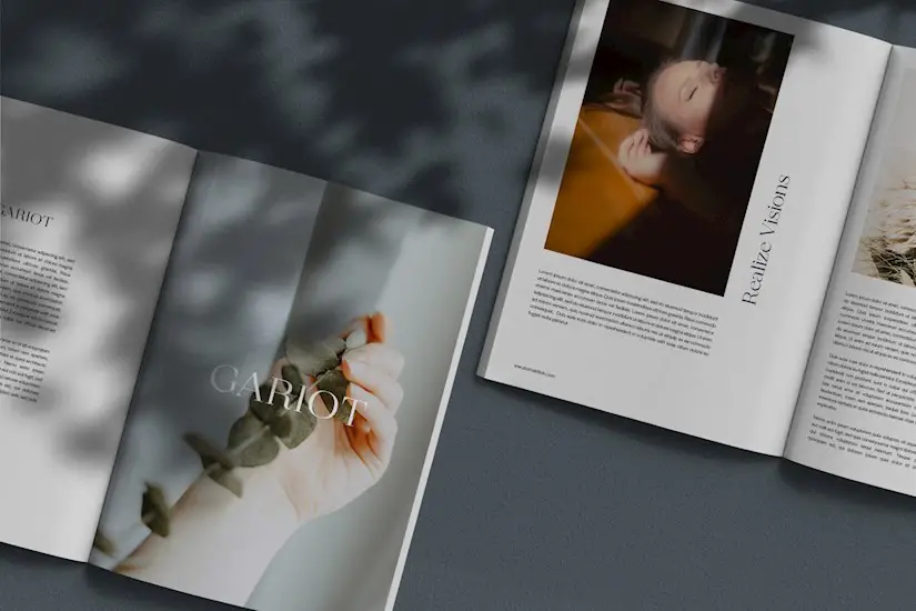 gariot magazine photoshop mockups