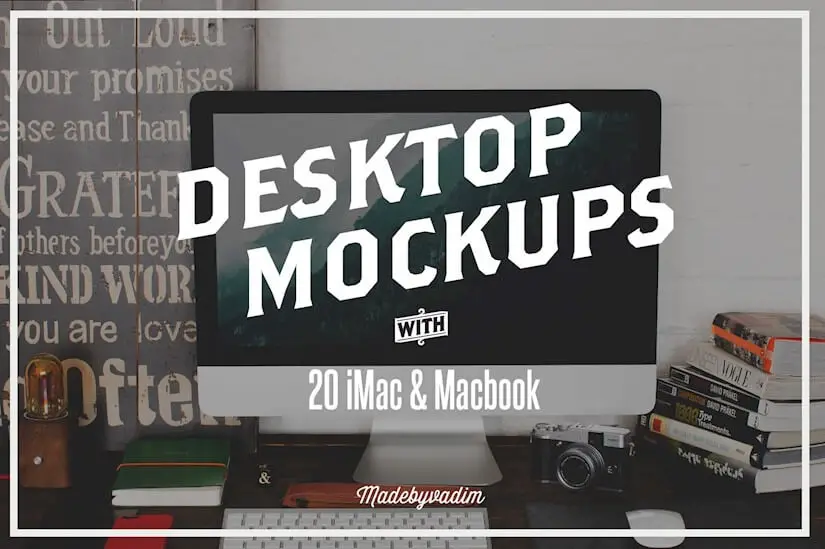 imac macbook screen mockups