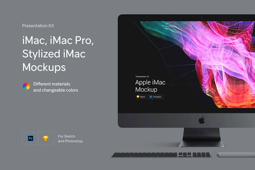 imac pro imac stylized imac mockup