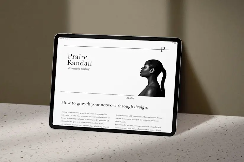 ipad pro mockup kit minimalist