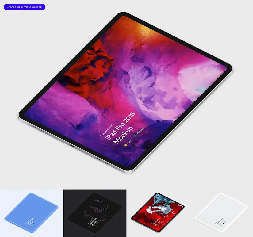 ipad pro mockups