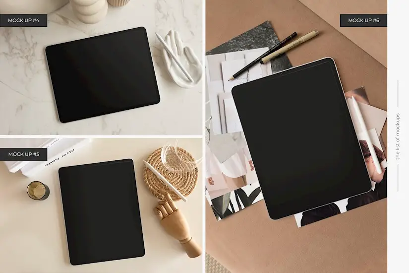 ipad pro photo mockups