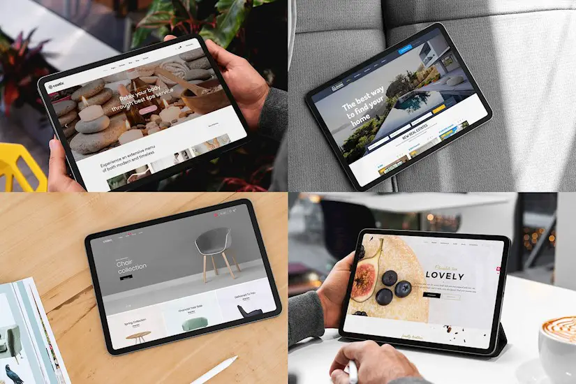 ipad pro responsive mock up