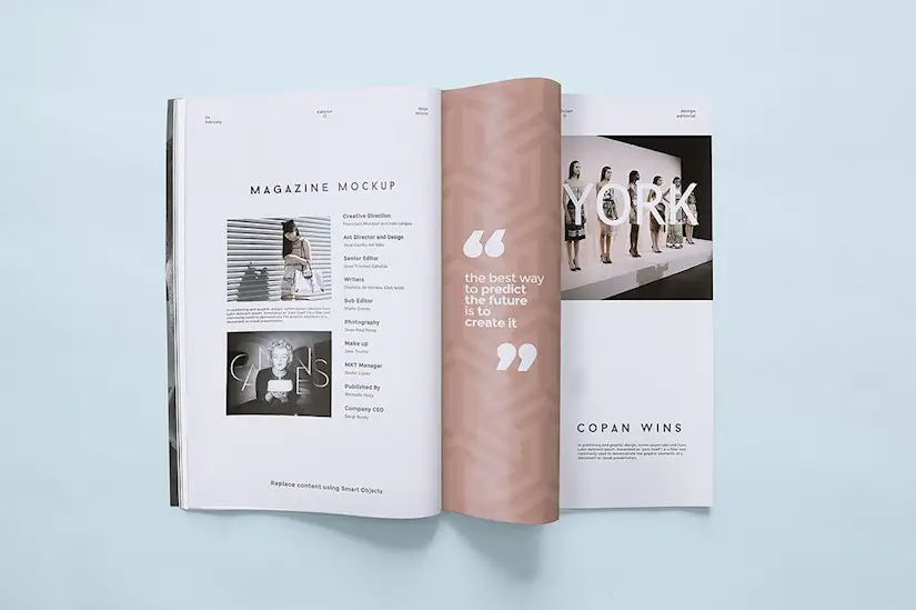 magazine mockups templates