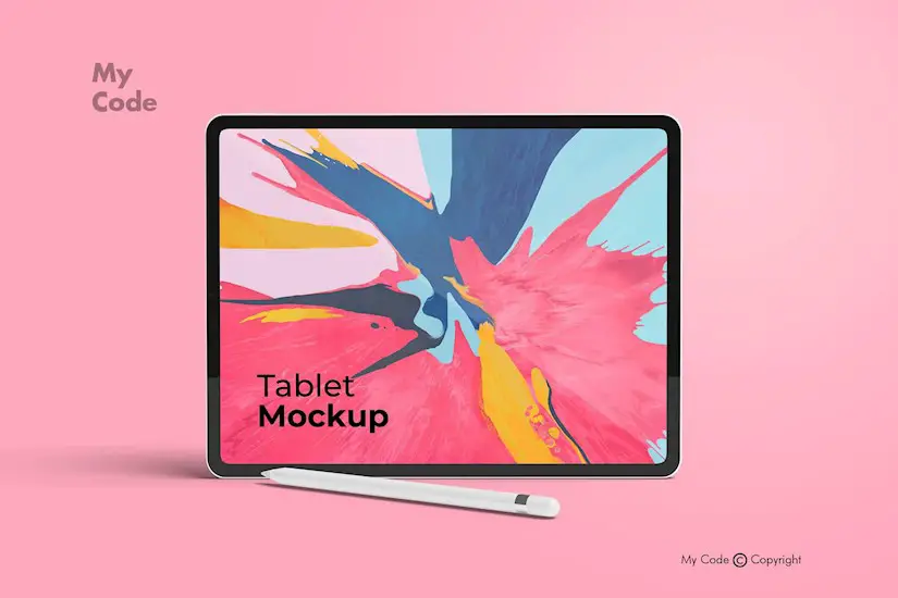 stylish ipad mockup