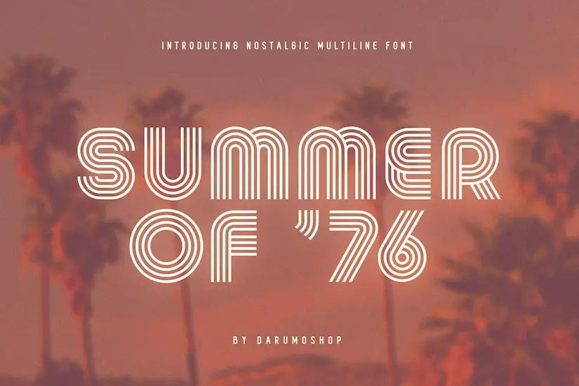 free 70s font procreate