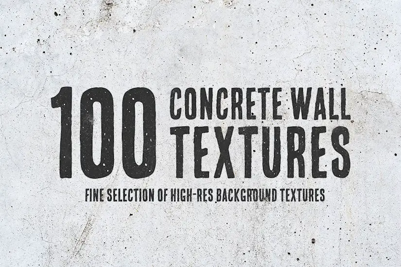 100 concrete wall textures bundle