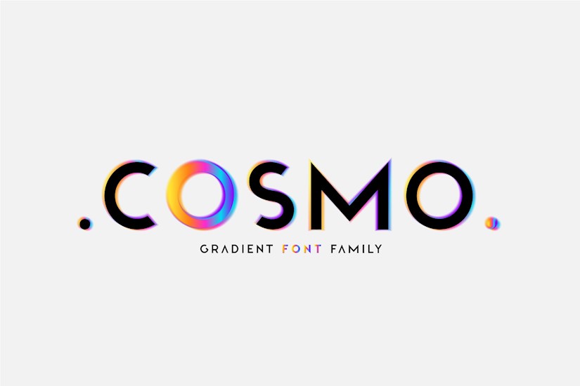 cosmo otf svg hologram family