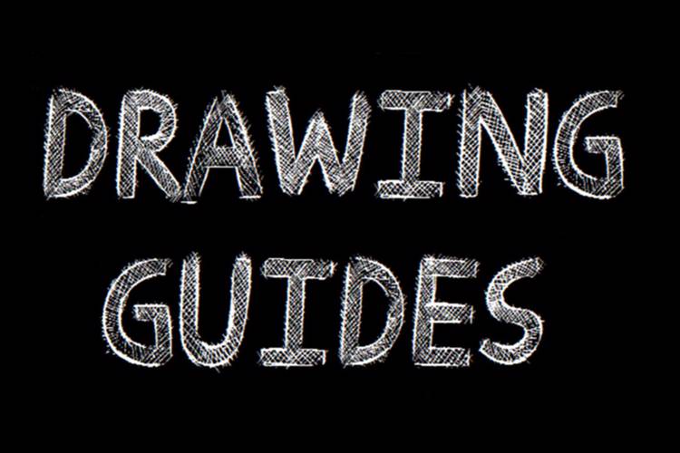 drawing guides font