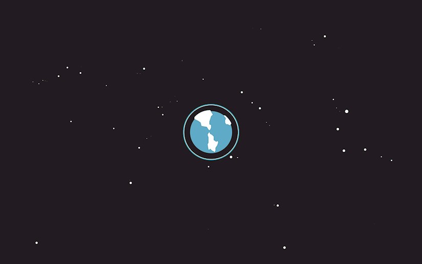 earth minimal wallpaper