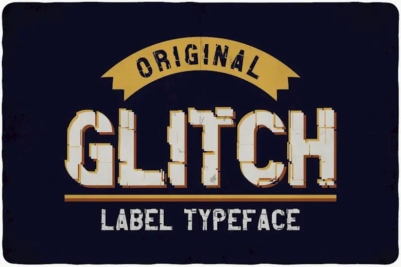 glitch typeface