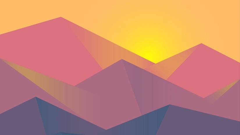 minimalism geometric landscape 124072 1920x1080