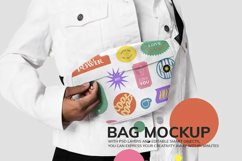 Download 11 Best Waist Bag Mockups Onedesblog