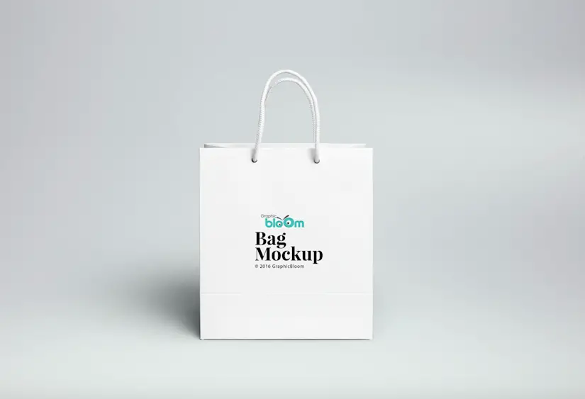 shopping bag mock up free