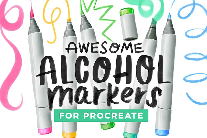 awesome alcohol markers procreate
