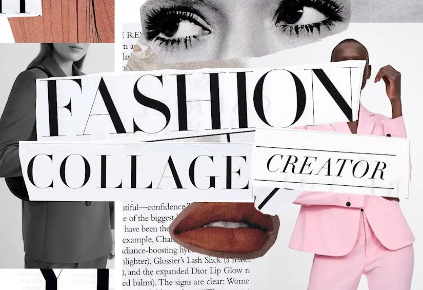 fashion collage creator kit