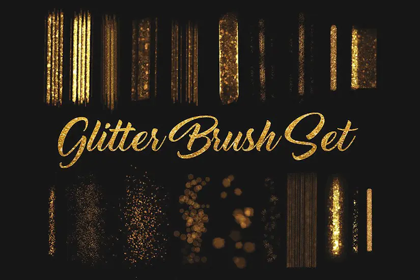 procreate glitter brushes