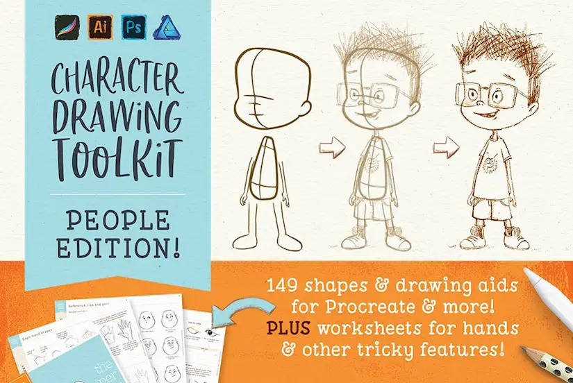 procreate people drawing toolkit