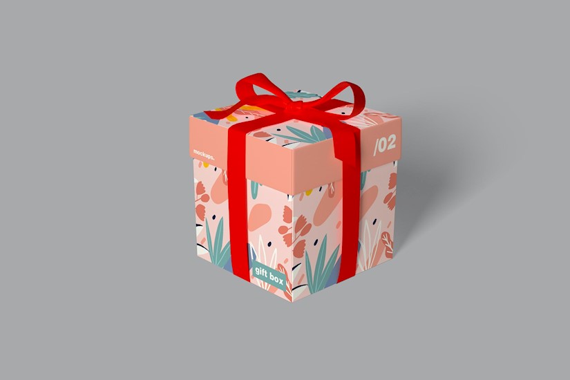 amazing gift box mockups