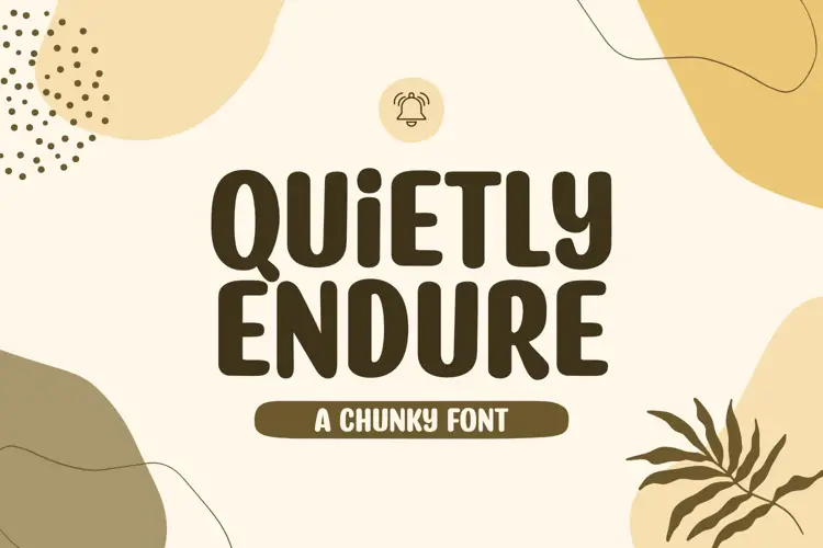quietly endure font