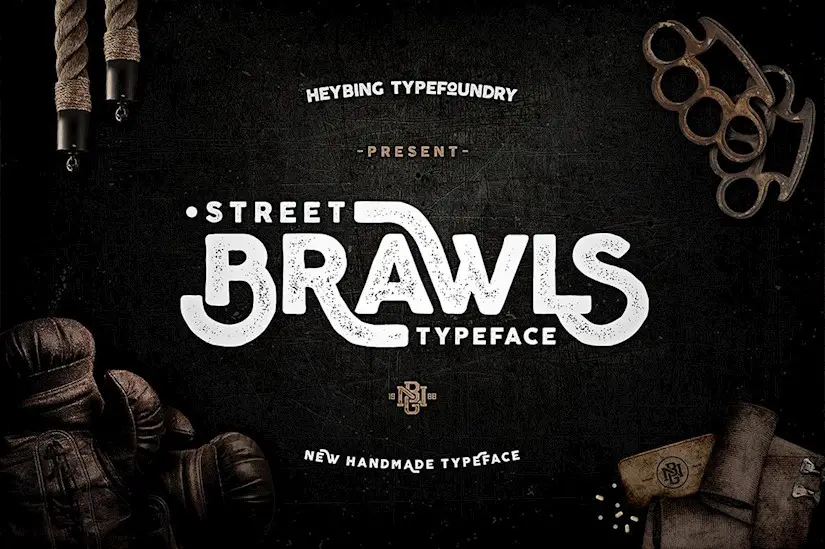 brawls typeface bonus