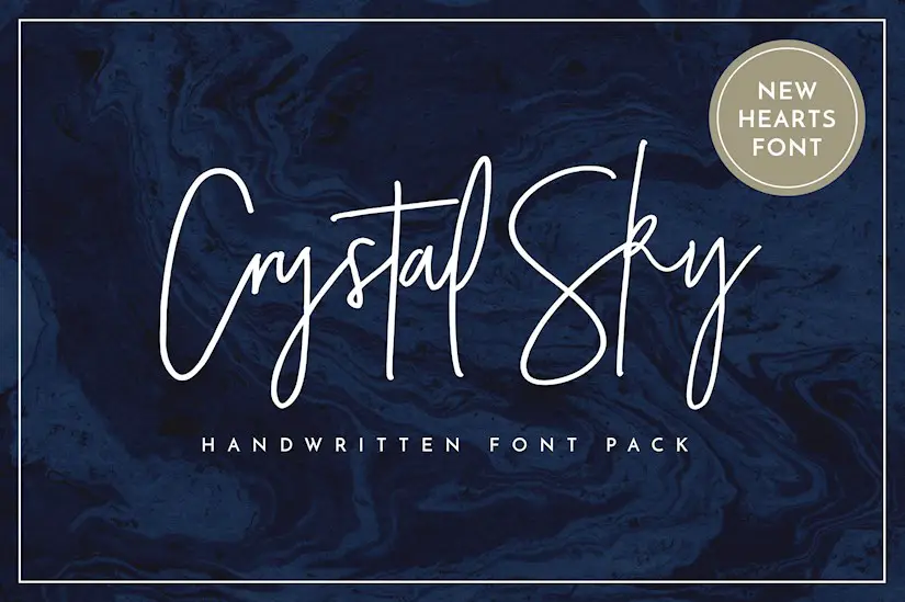 crystal sky font