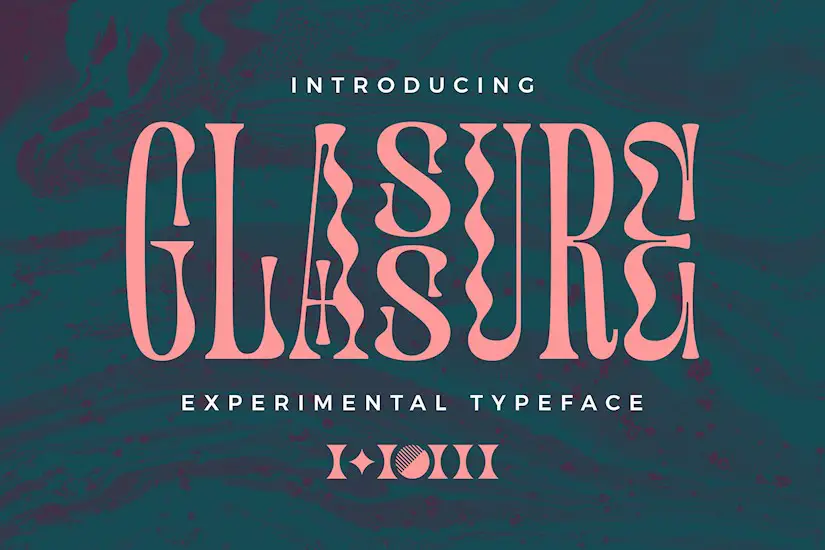 glassure typeface version