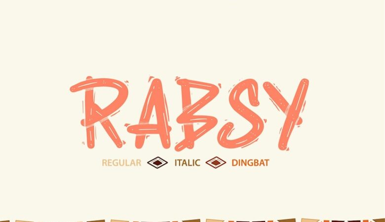 rabsy african pattern font