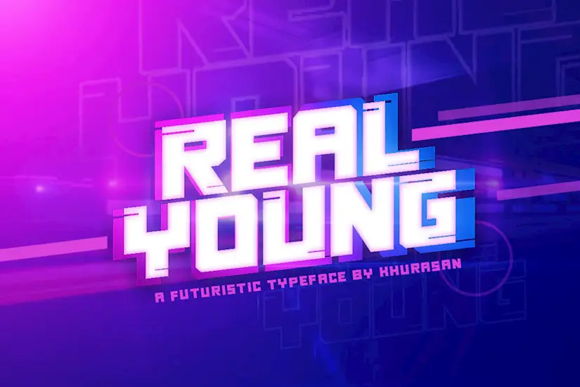 real young font