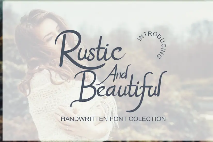 rustic and beautiful font 2 big